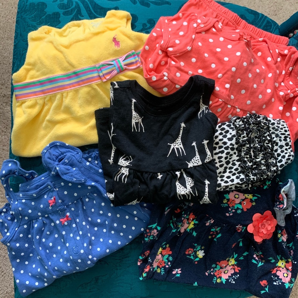 0-3 months baby girl summer bundle
